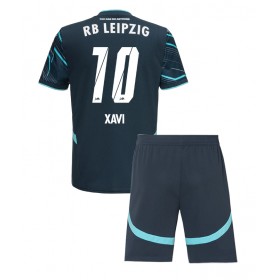 Dětské fotbalový komplet RB Leipzig Xavi Simons #10 Tretí košile 2024-25 Krátkým Rukávem